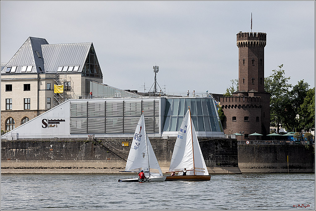 100 Jahre Rheinwoche 2022 - 1. Wettfahrt Porz - Hitdorf, 03.06.2022,